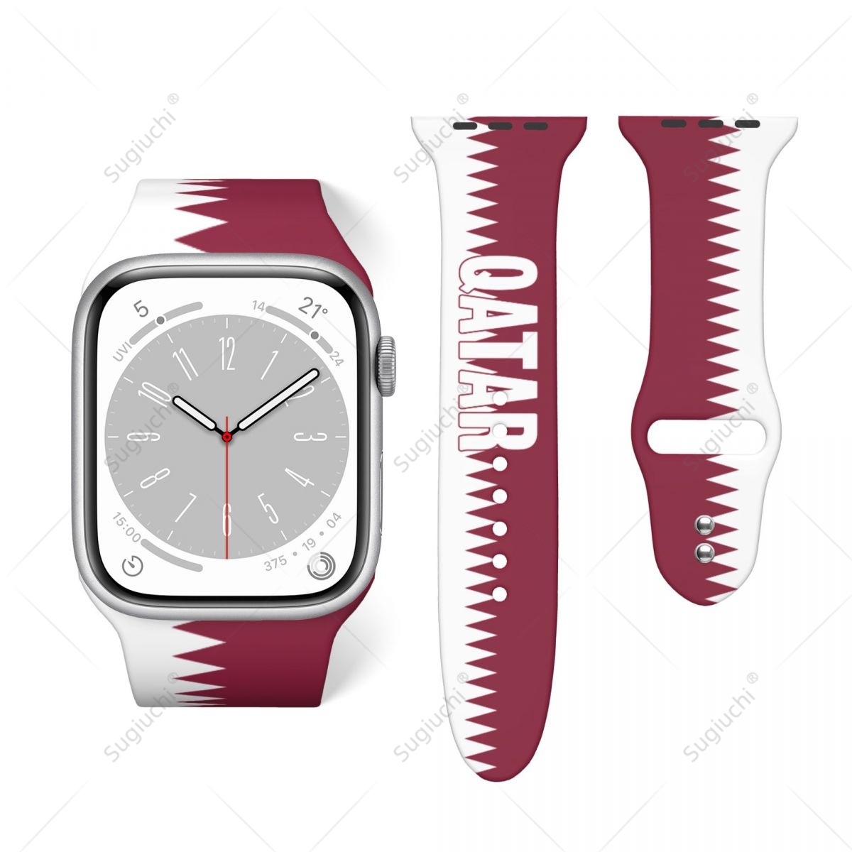3D Printing Qatar - Unisex Katar Flagge 3D-Druck Sportarmband für