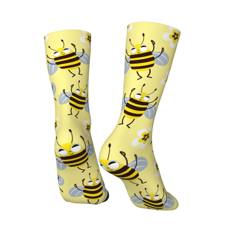 3D Printing Custom - Benutzerdefinierte coole Herren-Socken mit lustigen Bienen