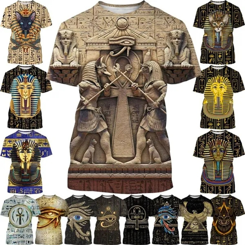 3D Printing Online - Sommer Neue Pharao 3D Druck T-Shirt
