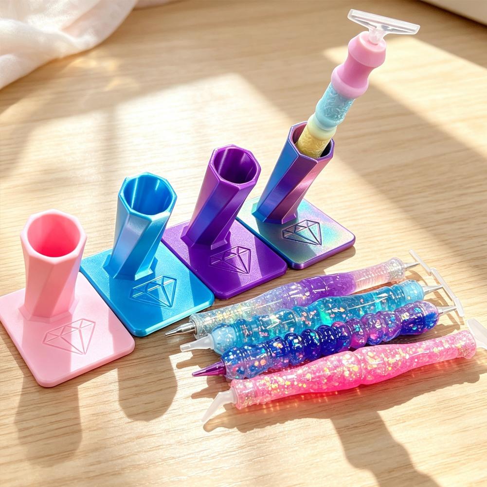 3D Printing Holder - Dotting Pen-Ständer, 3D-gedruckter Diamant-Malerei-Stifthalter, Schreibtisch-Organizer für