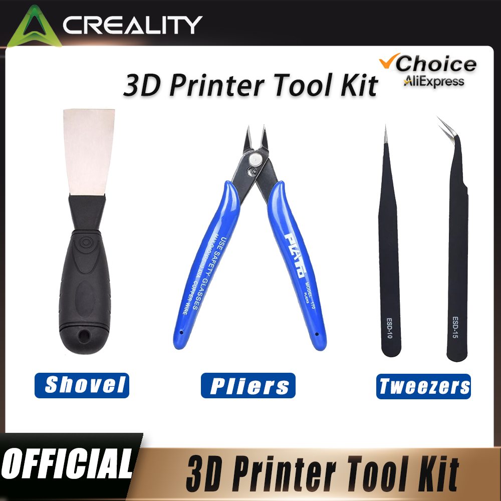 3D Print Removal Tool - 3D-Drucker-Werkzeuge Entfernungsspatel Stahlzange Elektrische Kabelschere Seitenschneider