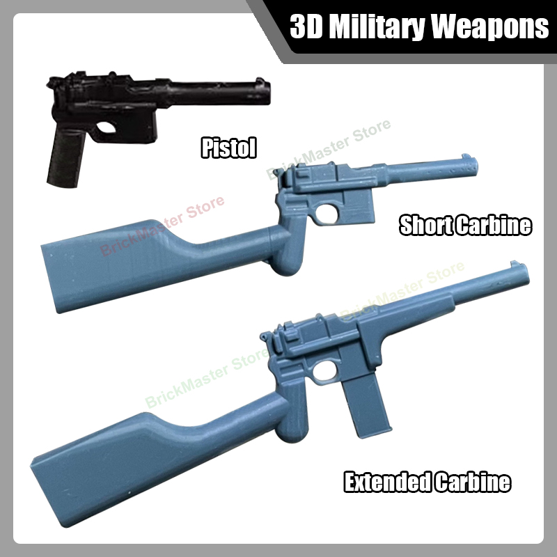 3D Printing Lego Bricks - MOC Militär Krieg Armee Bausteine 3D