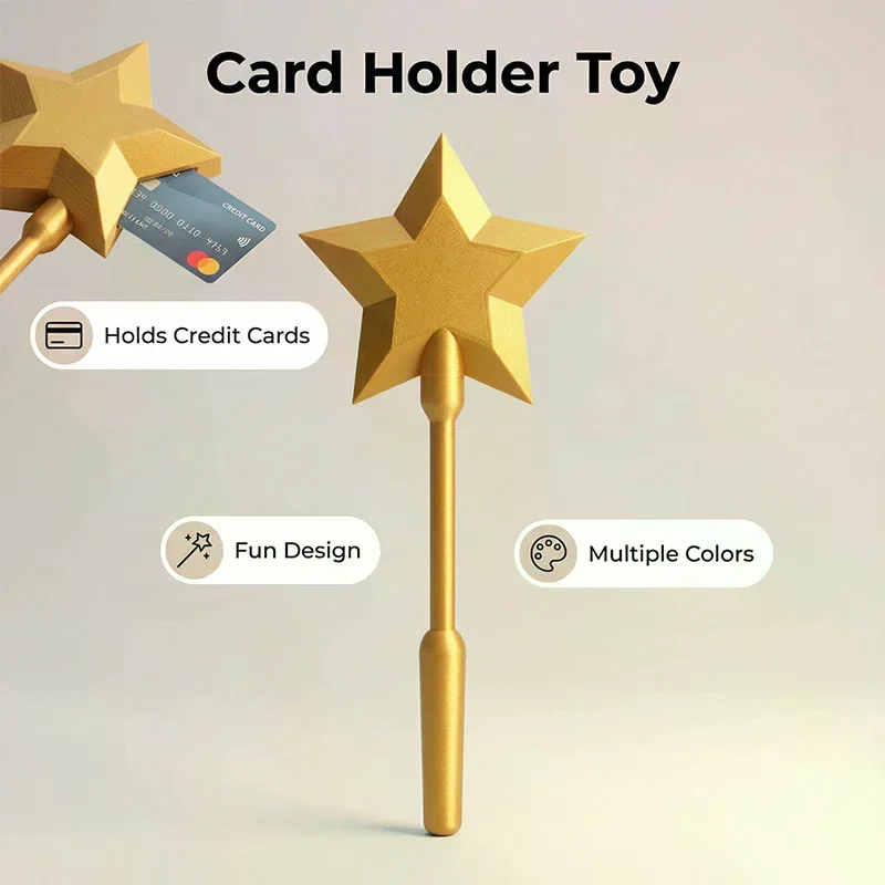 3D Printing Holder - 3D-Gedruckter Zauberstab zum Bezahlen, Star Magic