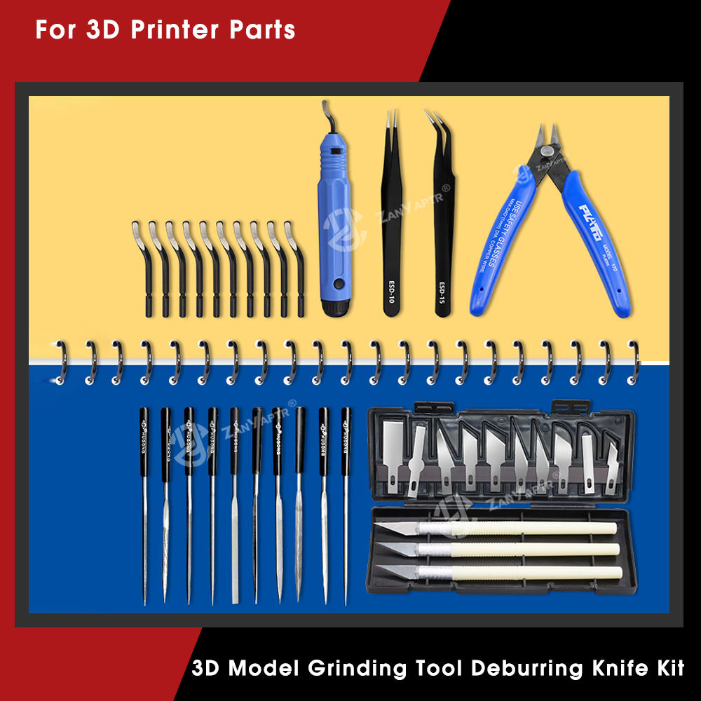 3D Print Removal Tool - 3D Modell Schleifen Werkzeug Entgraten Gravur