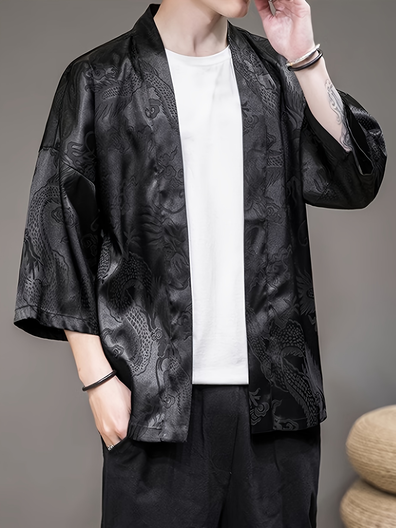3D Printing Design - 2026 Sommer Herren Kimono mit 3D-Druckdesign
