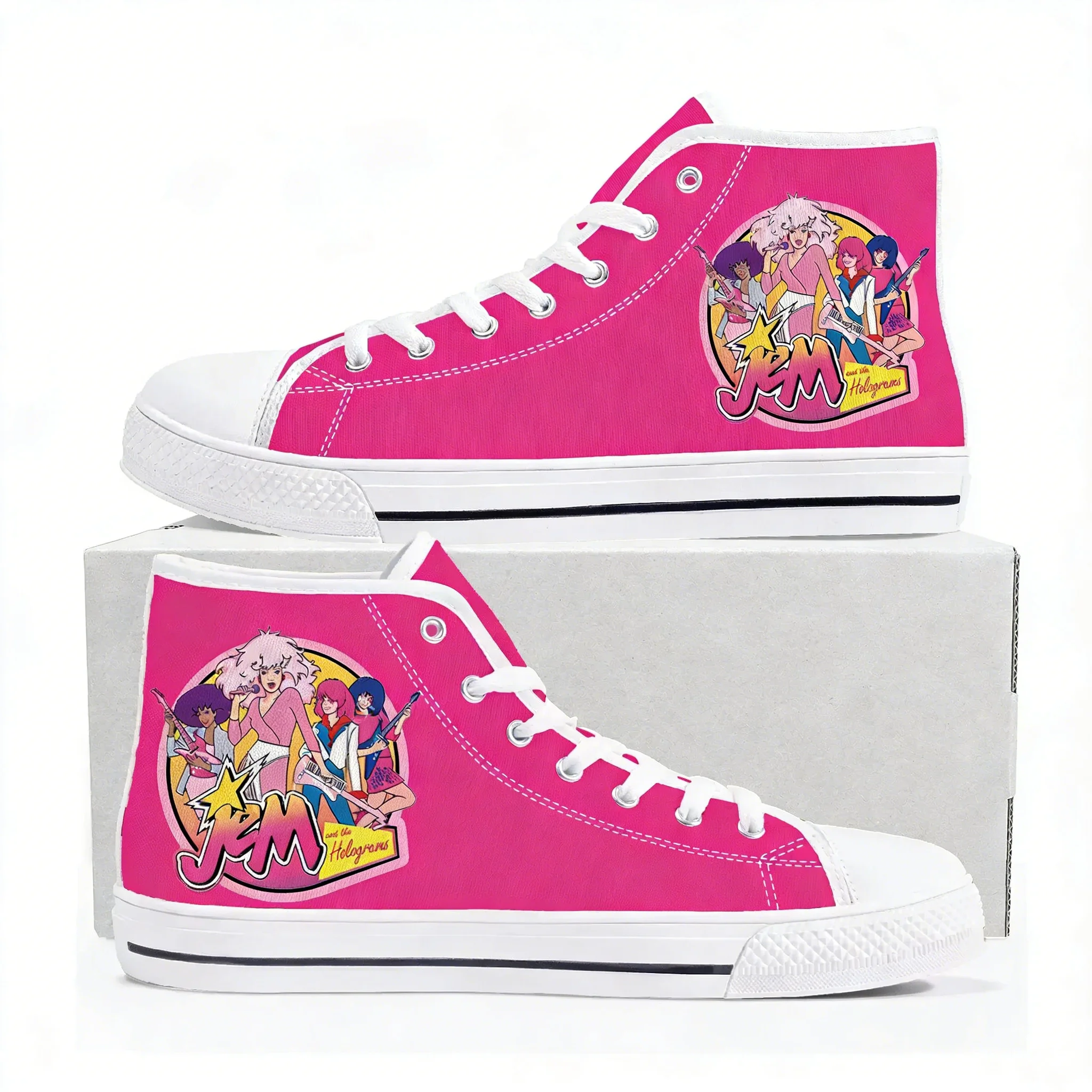 3D Printing Hologram - Jem and The Holograms High-Top-Sneaker für