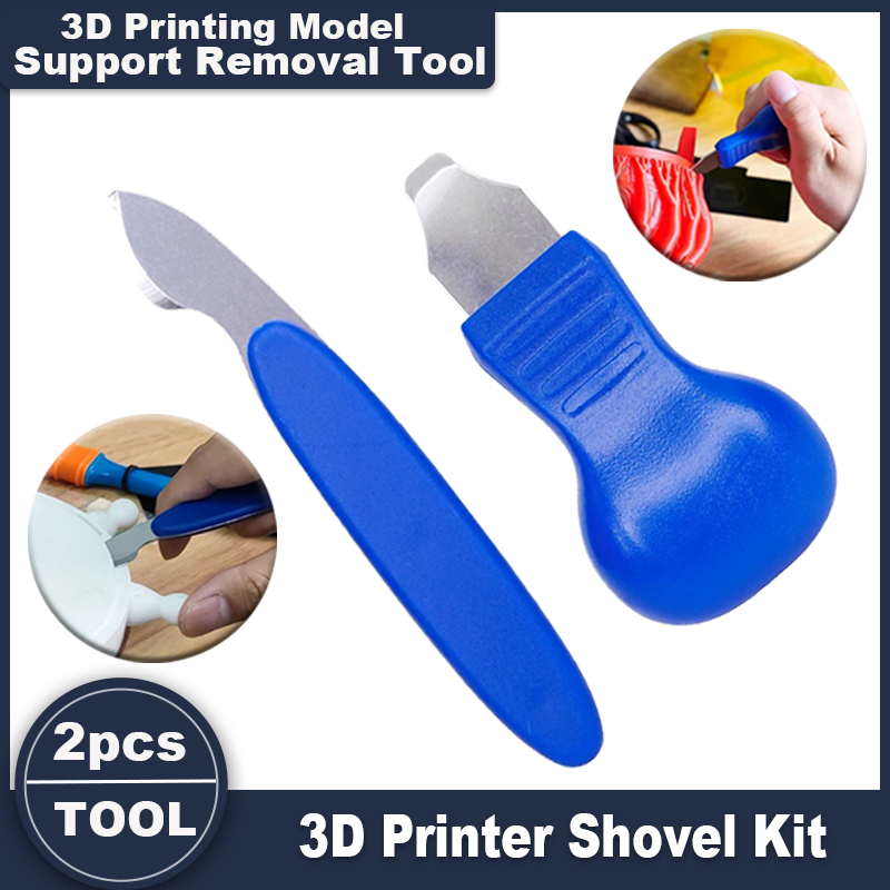 3D Print Removal Tool - 2er-Pack 3D-Drucker Halterungsentfernung Werkzeug Set für