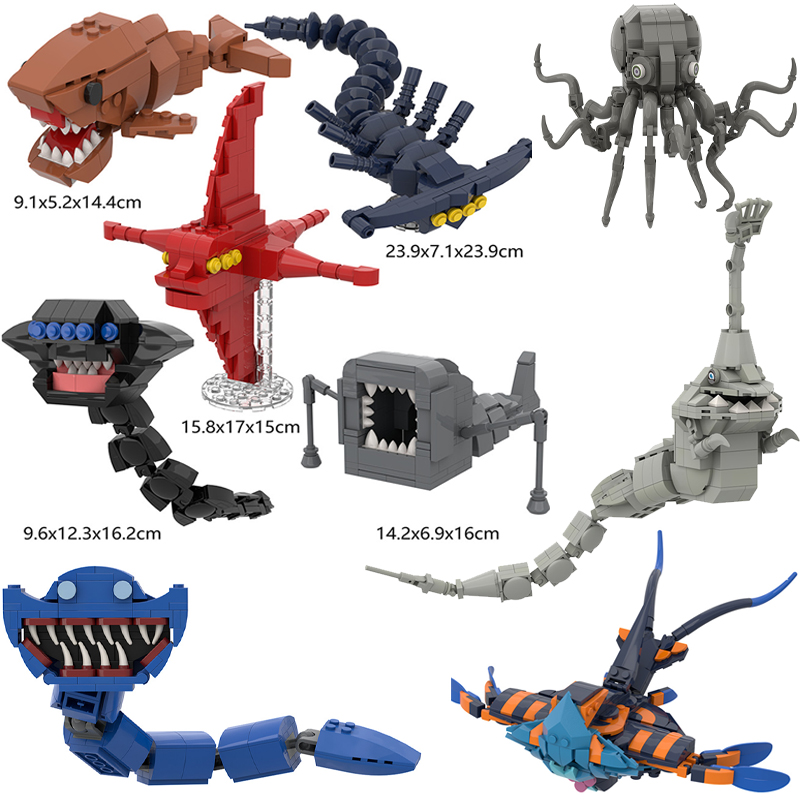 3D Printing Lego Bricks - City Series 3D-Druck Tierfiguren Bausteine Ozean