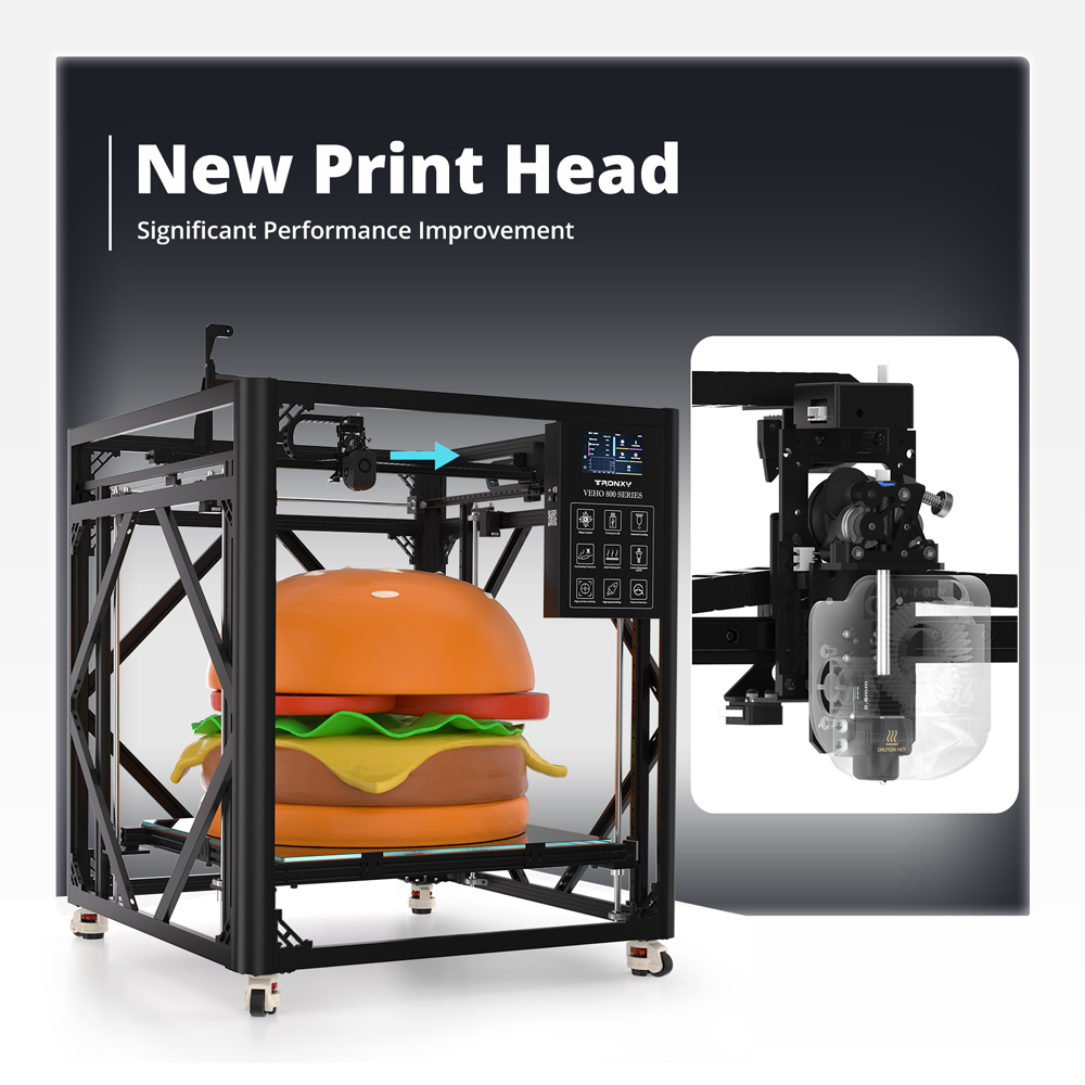 3D Printing X Y Z Axis - Tronxy VEHO-800-12 oder PRO Großer Druck,