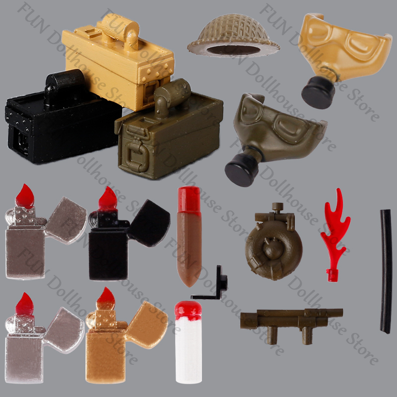 3D Printing Lego Bricks - WW2 Britische Militärische Soldaten Figuren Helm