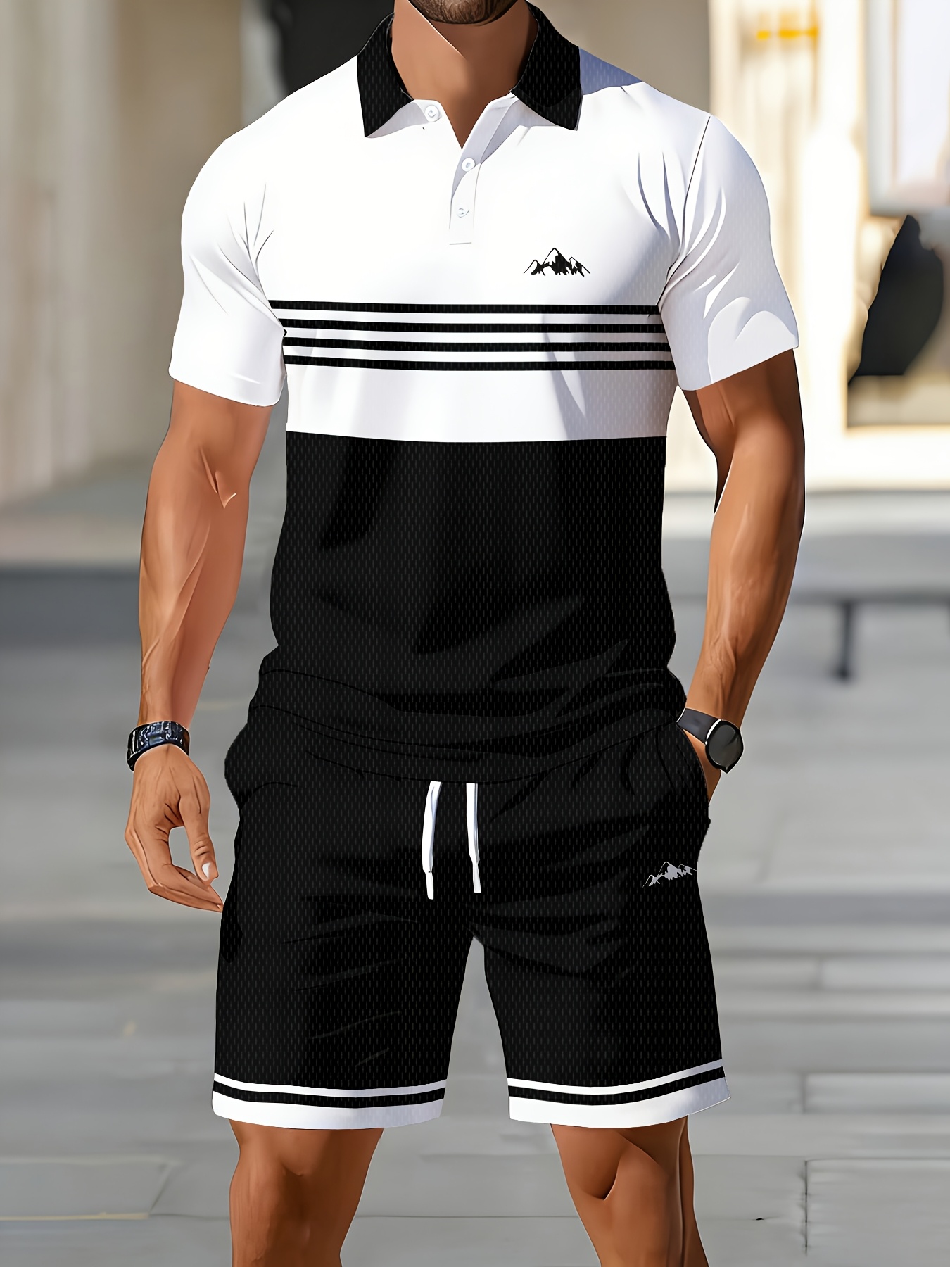 3D Printing Design - 2026 Sommer Herren-Polo-Shirt-Set – 3D-gedrucktes Design,