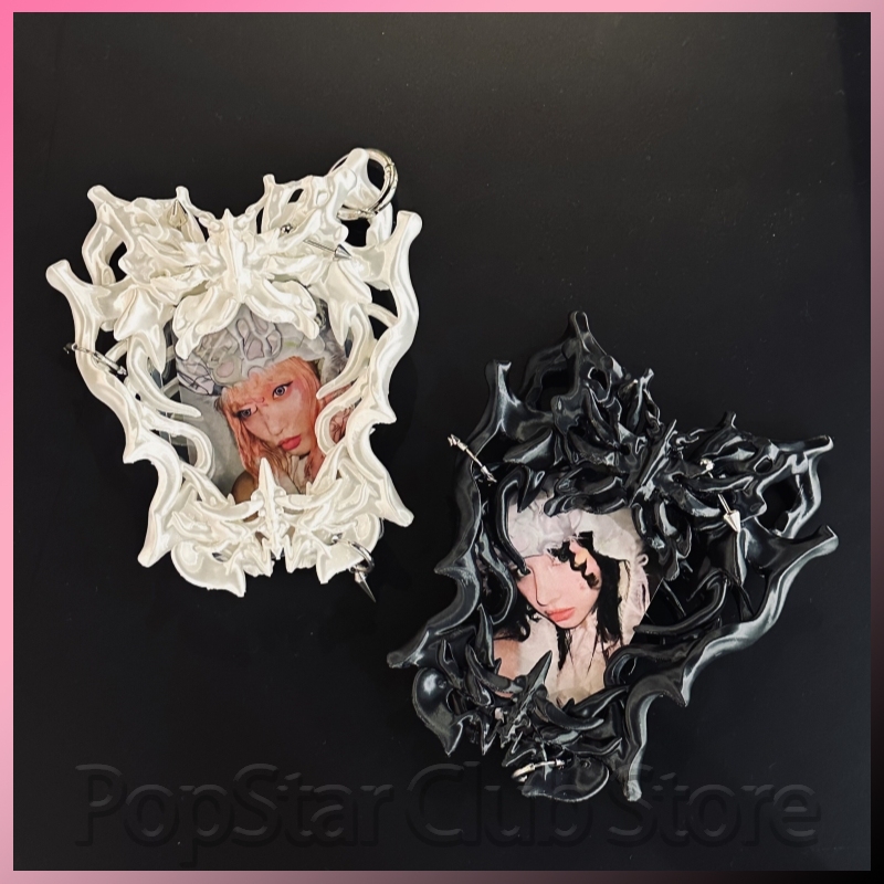 3D Printing Holder - Fotokartenhalter Punk Liquid Bone Butterfly Stereoskopisches