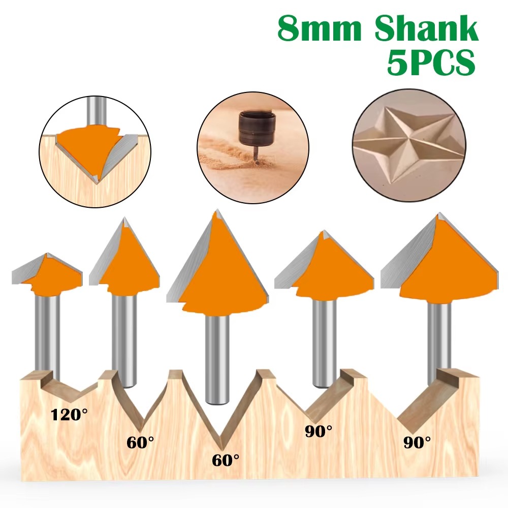 1 Stück 8MM Schaftfräser Holzs – 3D Printing Online Bewertung und Preis