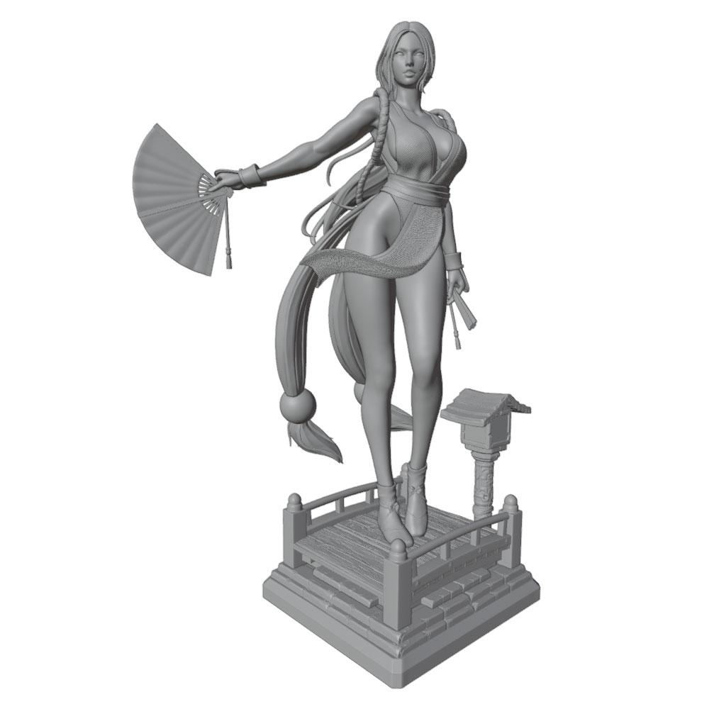 1/24 Sexy Langhaariges Mädchen – 3D Printing Mockup Bewertung und Preis