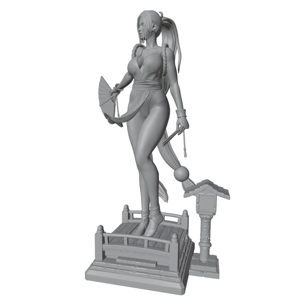 1/24 Sexy Langhaariges Mädchen – 3D Printing Mockup Bewertung und Preis
