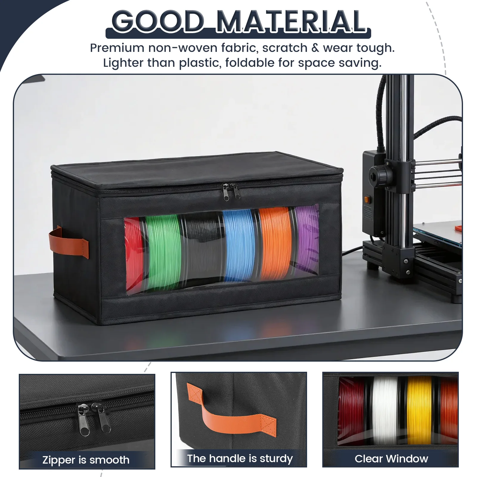 4-teilige Filament-Aufbewahrun – 3D Printing Deck Box Bewertung und Preis