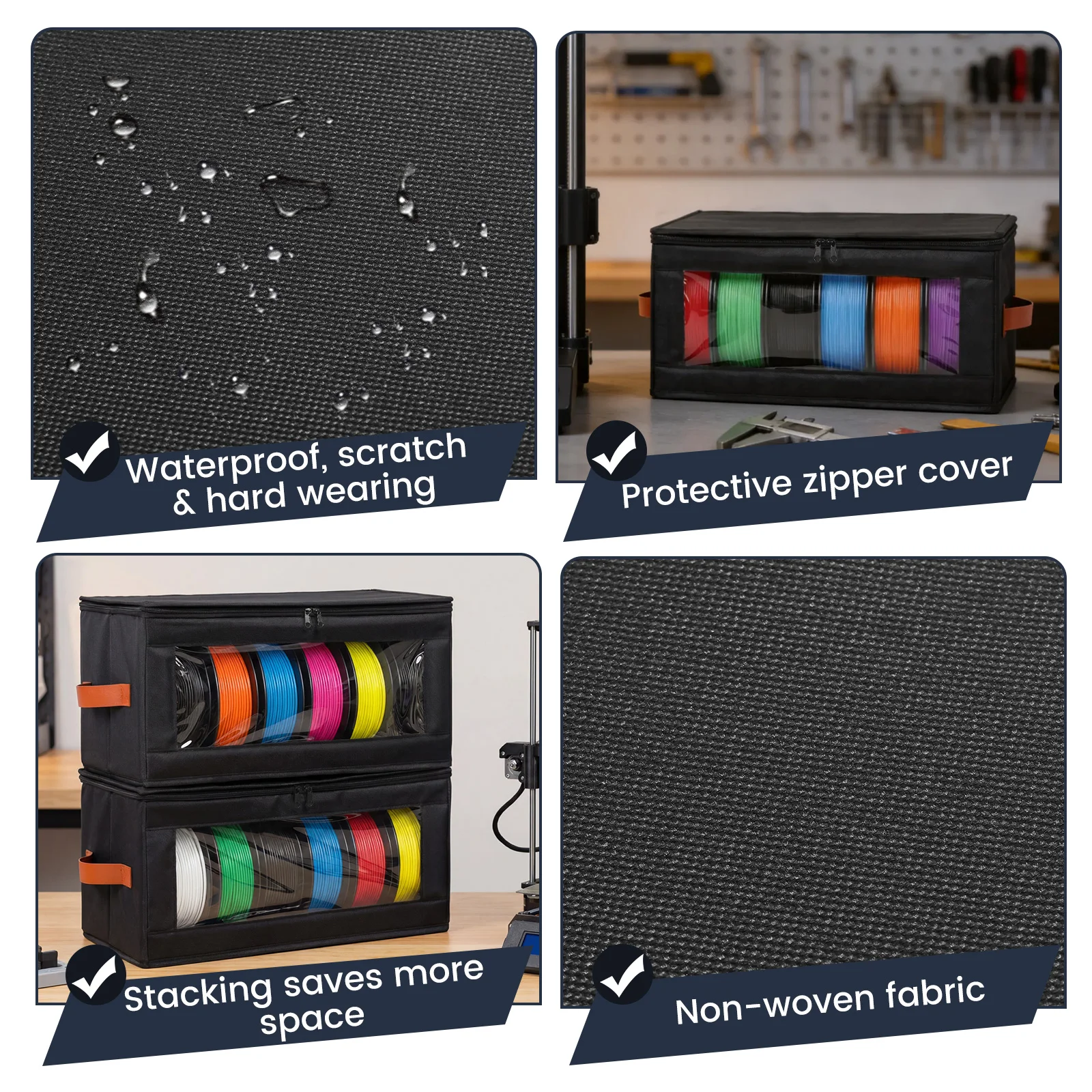 4-teilige Filament-Aufbewahrun – 3D Printing Deck Box Bewertung und Preis