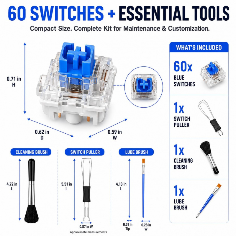 60 Stück blaue mechanische Tas – 3D Print Removal Tool Bewertung und Preis